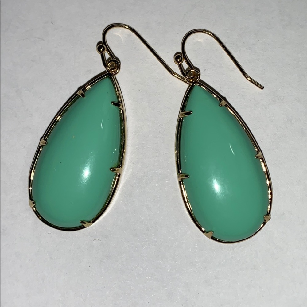 Sonya Renee Mint Teardrop Earrings